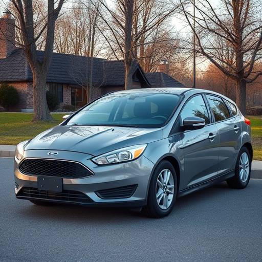 Ford Focus gris, coche familiar y confortable